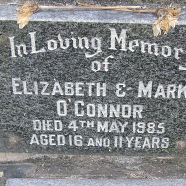 O'CONNOR Elizabeth -1985 :: O'CONNOR Mark -1985