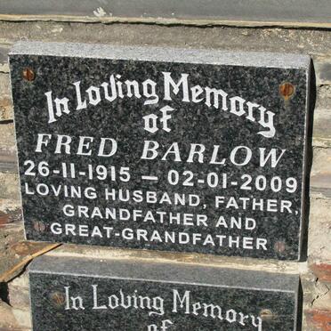 BARLOW Fred 1915-2009