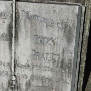 PRATT Emily 1869-1964