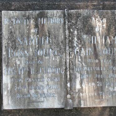 YOUNG William Gain -1916 :: Samuel Ross -1981