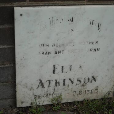 ATKINSON Ella 191?-1989