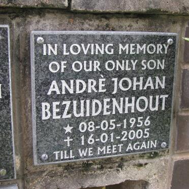 BEZUIDENHOUT Andre Johan 1956-2005