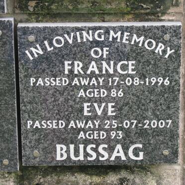 BUSSAG France -1996 &amp; Eve -2007