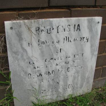 BROKENSHA Desmond Frederick 1916-1985 &amp; Grace Ellen 1908-1987