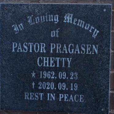 CHETTY Pragasen 1962-2020