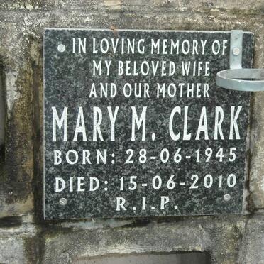 CLARK Mary M. 1945-2010
