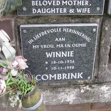 COMBRINK Winnie 1936-1998