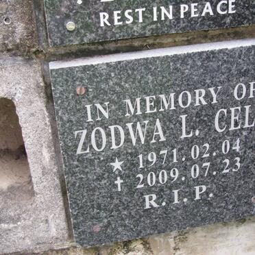 CELE Zodwa L. 1971-2009