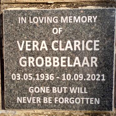 GROBBELAAR Vera Clarice 1936-2021