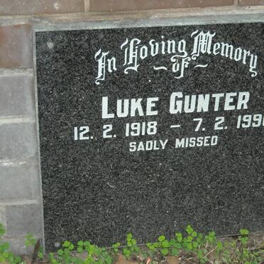 GUNTER Luke 1918-1990