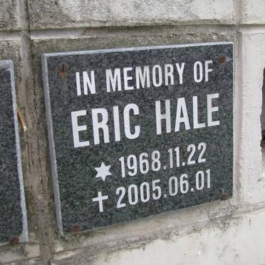 HALE Eric 1968-2005