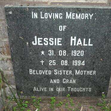 HALL Jessie 1920-1994