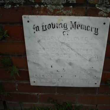 MURRAY Albert Denis -1979 &amp; Ruth Grace -1977