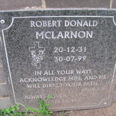 MCLARNON Robert Donald 1931-1999
