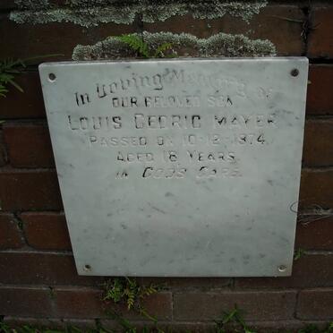 MAYER Louis Cedric -1974