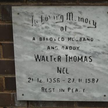 NEL Walter Thomas 1956-1987