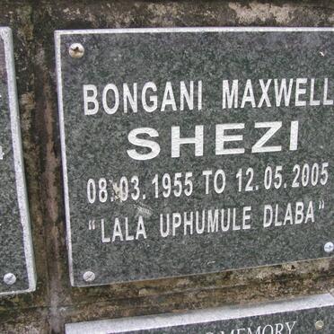 SHEZI Bongani Maxwell 1955-2005