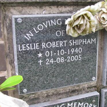 SHIPHAM Leslie Robert 1940-2005