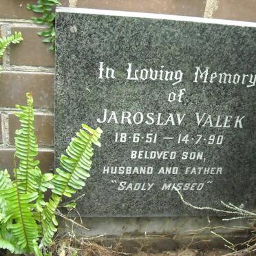 VALEK Jaroslav 1951-1990