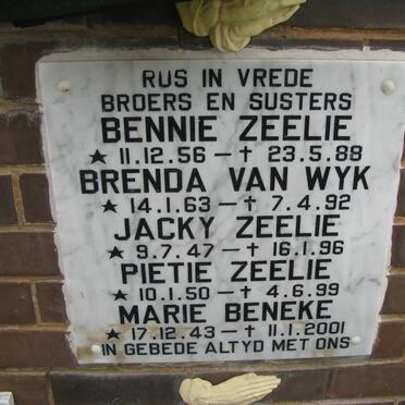 ZEELIE :: VAN WYK :: BENEKE