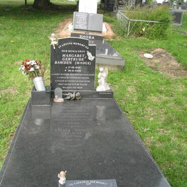 BAWDEN Margaret Gertrude 1924-2006 :: PRETORIUS Graham Patrick 1953-2004