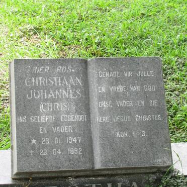 BOTHA Christiaan Johannes 1947-1992