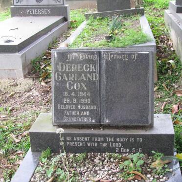COX Dereck Garland 1944-1990