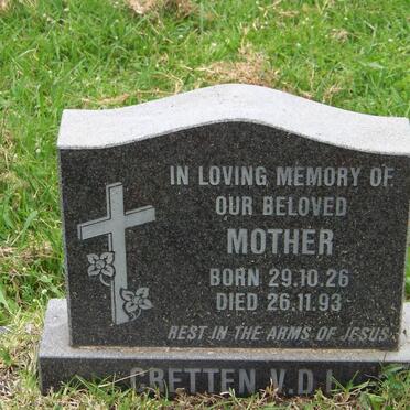 CRETTEN V.D.L. 1926-1993