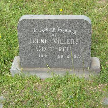 COTTERELL Irene Villiers 1899-1977