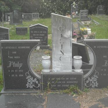 FRYLING Philip 1952-1994 &amp; Rina 1952-1994