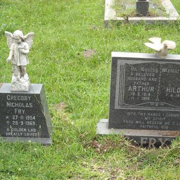 FRY Arthur 1919-1985 &amp; Hilda 1920- :: FRY Gregory Nicolas 1954-1969