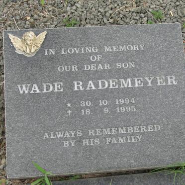 RADEMEYER Wade 1994-1995