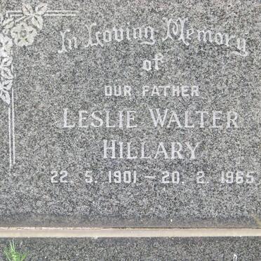 HILARY Leslie Walter 1901-1965