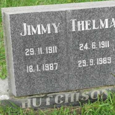 HUTCHISON Jimmy 1911-1987 &amp; Thelma 1911-1989