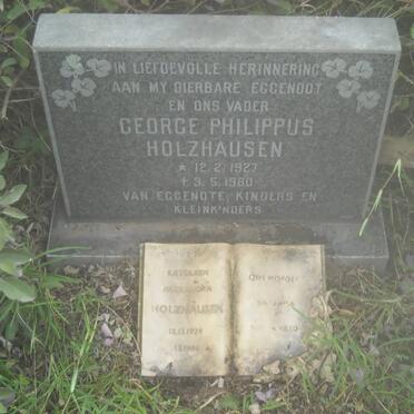HOLZHAUSEN George Philippus 1927-1980 :: HOLZHAUSEN Kathleen Alexandra 1929-1984