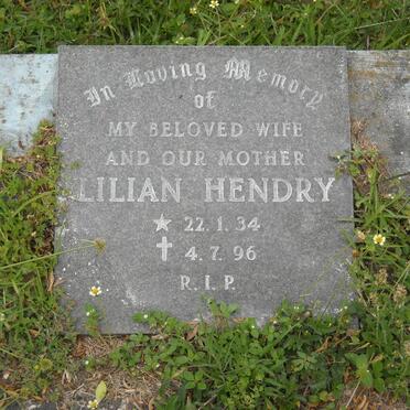 HENDRY Lilian 1934-1996