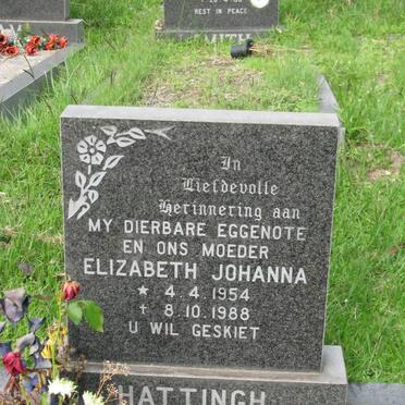 HATTINGH Elizabeth Johanna 1954-1988