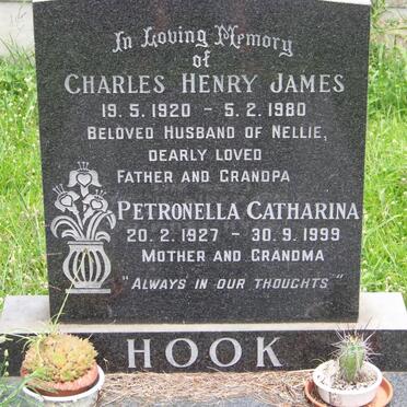 HOOK Charles Henry James 1920-1980 &amp; Petronella Catharina 1927-1999