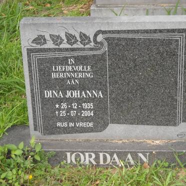 JORDAAN Dina Johanna 1935-2004