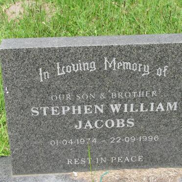 JACOBS Stephen William 1974-1996