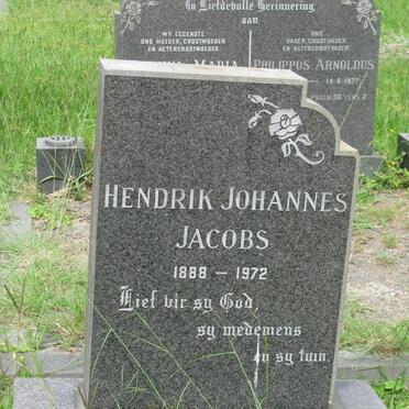 JACOBS Hendrik Johannes 1888-1972