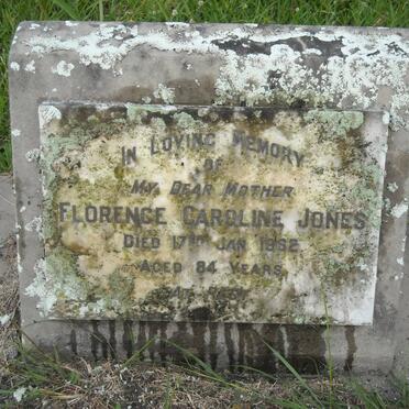 JONES Florence Caroline -1982