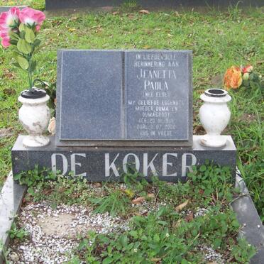 KOKER Jeanetta Paula, de nee ELSE 19??-2000