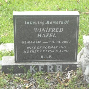 KERR Winifred Hazel 1916-2000