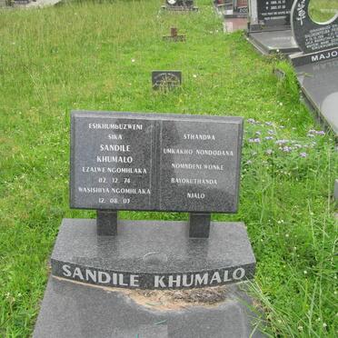 KHUMALO Sandile 1974-2003
