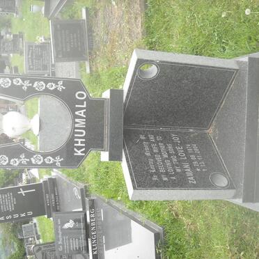 KHUMALO Zamani Love-Joy 1974-2004