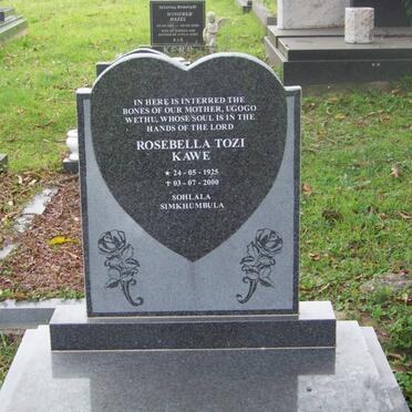 KAWE Rosebella Tozi 1925-2000