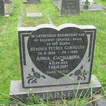 KEARNEY Hendrik Petrus Cornelius 1930-1980 &amp; Anna Catharina 1934-2007