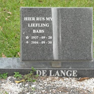 LANGE Babs, de 1937-2004