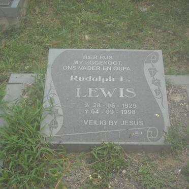 LEWIS Rudolph L. 1929-1998